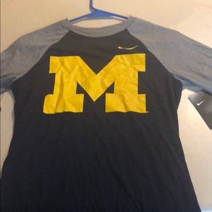 Michigan 3/4 Sleeve Tee